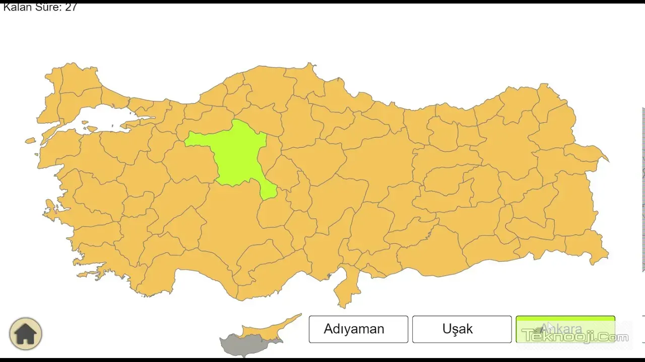 Wordwall Türkiye Şehir Bulmaca ile Harita Oyunu Deneyimi