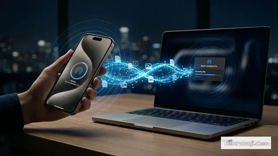 iPhone ve Android Arasında Uygulamasız, Hızlı ve Kablosuz Dosya Paylaşımı Dönemi Başladı!