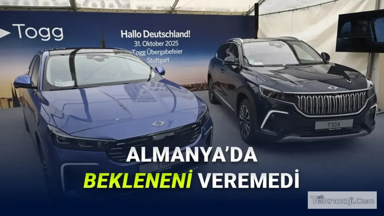Togg'un Almanya Macerasında Şok Eden Rakamlar: Satışlar Neden 261 Adette Kaldı?