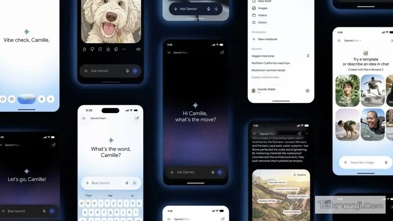 Google, Google I/O 2026, Gemini, Neural Expressive, yapay zekâ asistanı, tasarım dili, akıcı animasyonlar,
