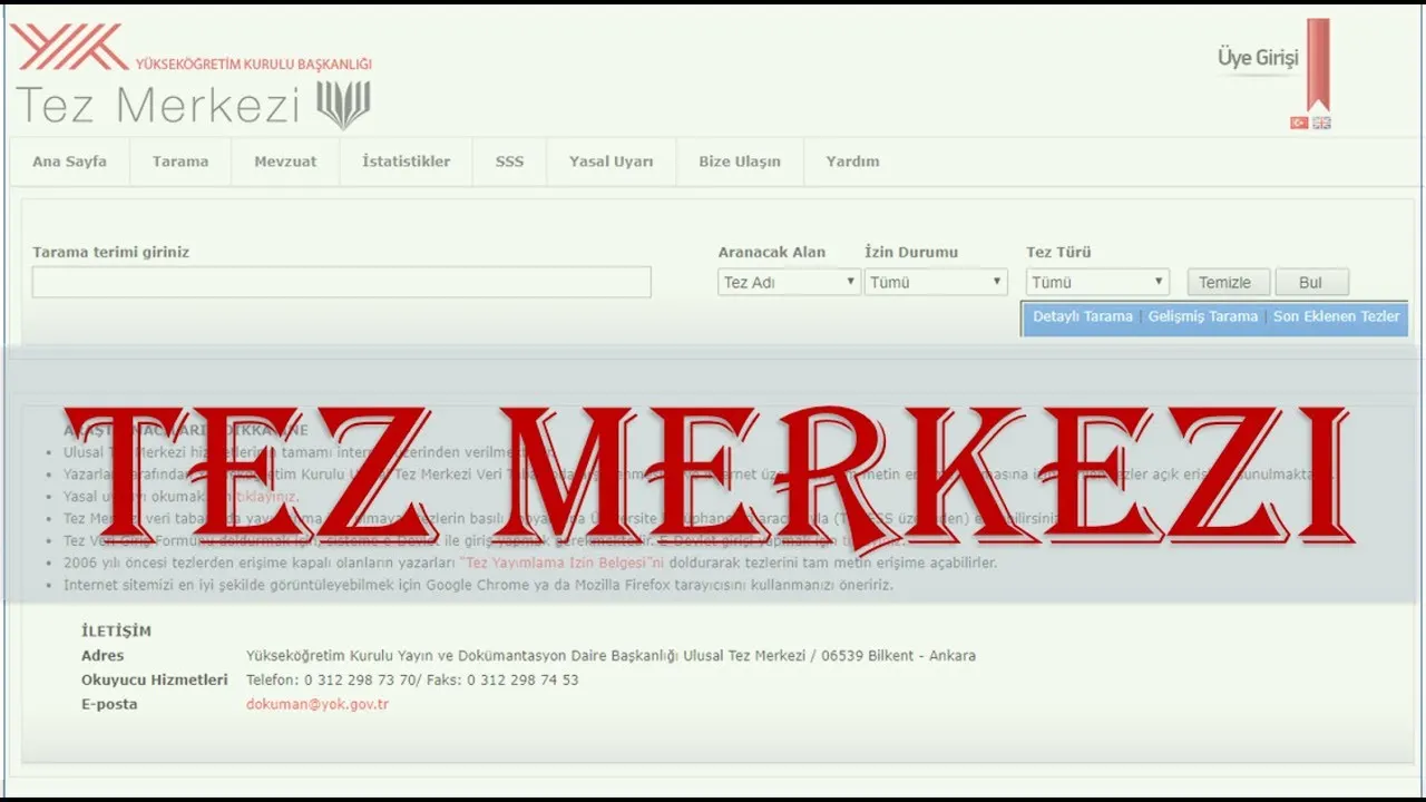 YÖK Tez Veri Giriş Formu: Nasıl Alınır, Doldurulur ve Örnekleri