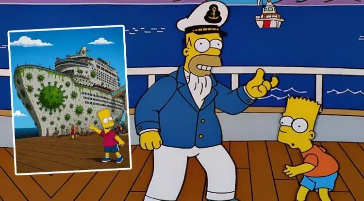 The Simpsons Kehaneti Yine Gündemde VİDEO! Gemi ve Hantavirüs Detayı Sosyal Medyayı Karıştırdı