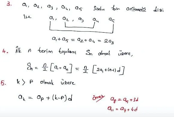 Aritmetik ve Geometrik Dizi Toplam Formülü! Matematikte En Çok Kullanılan Temel Konular