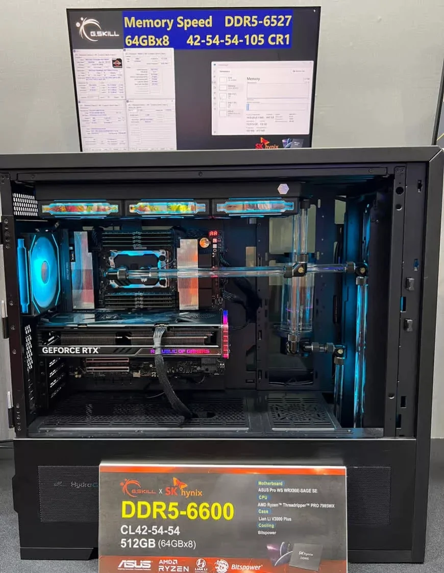 G.Skill, Computex 2025'te DDR5 Bellek Teknolojisinde Çığır Açıyor: Rekor Hızlar ve Devasa Kapasiteler Sergilendi!