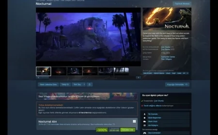 Nocturnal Oyunu Steam’de Ücretsiz Oldu! Kısa Süreli Fırsat Oyuncuları Heyecanlandırdı