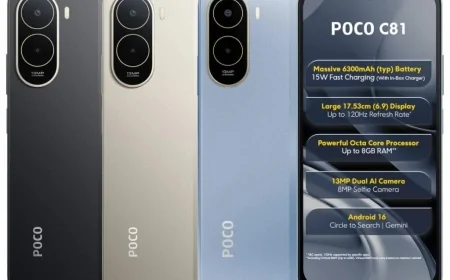 POCO C81 Uygun Fiyatlı Akıllı Telefon Arayanlara Yeni Seçenek