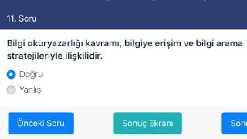 CBİKO Teknoloji Okuryazarlığı Eğitim Programı Nedir, Soruları ve Cevapları
